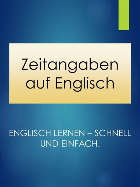 angaben englisch